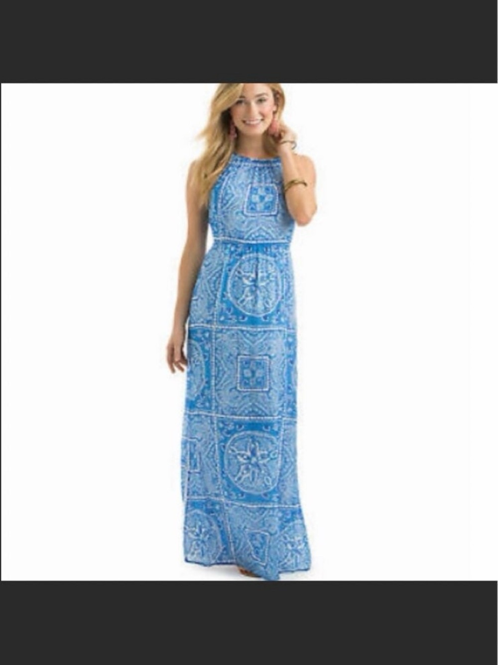 Vineyard Vines Blue Maxi Dress 8